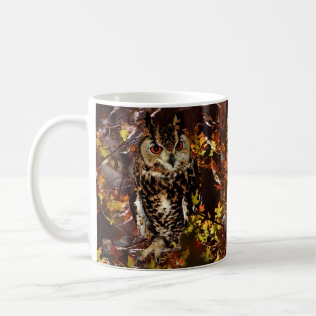 Mug Chouette en automne (Gauche)
