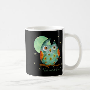 Mug Chouette Fantaisiste Style Aquarelle Nom École Au