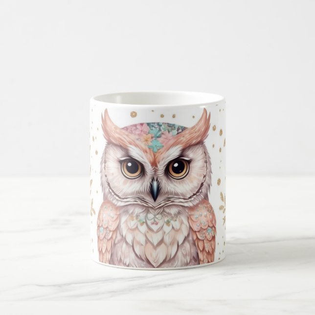 Mug Chouette lunaire et Imaginaire floral (Centre)