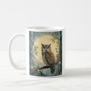 Mug Chouette Mystique Art de la Forêt au Clair de Lune