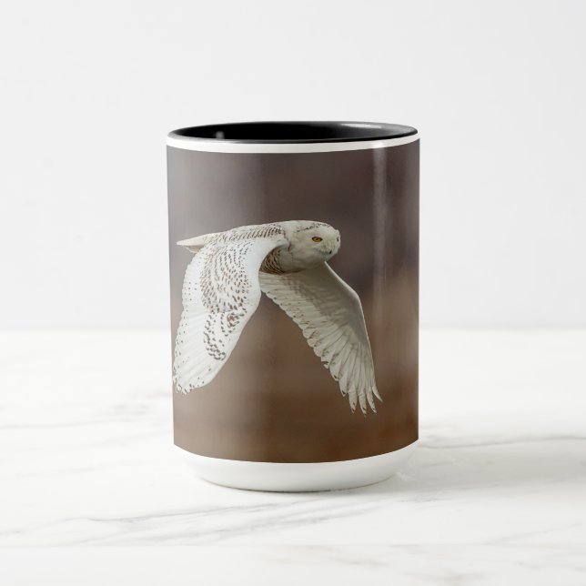 Mug Chouette neige en vol (Centre)