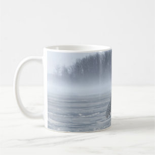 Mug Chouette Neige Volant En Hiver