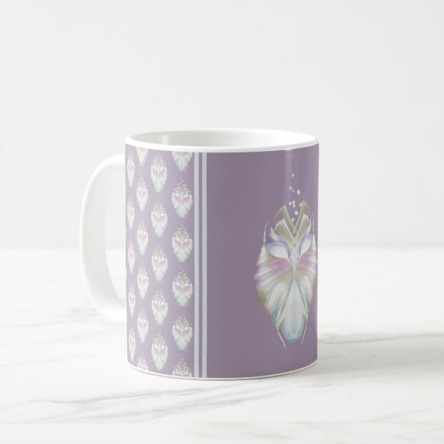 Mug Chouette Oracle Pastel Purple (Devant gauche)