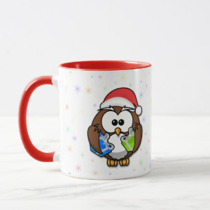 Mug Chouette père Noël