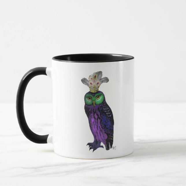 Mug Chouette pourpre (Gauche)