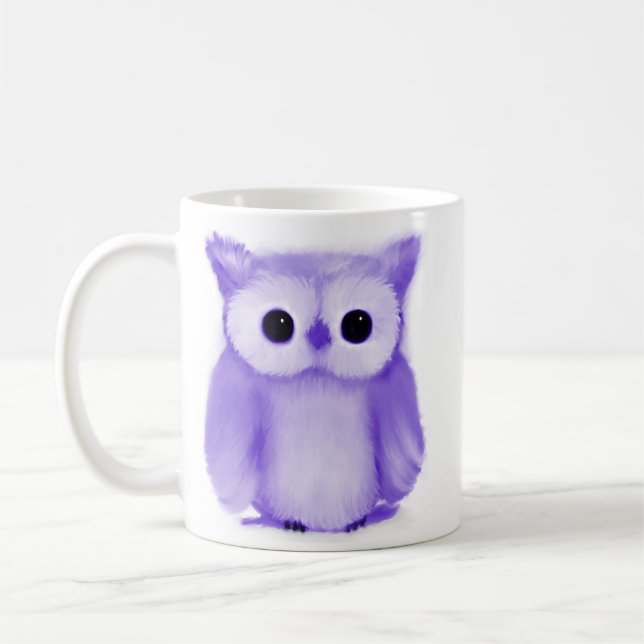 Mug Chouette pourpre (Gauche)