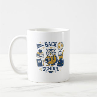 Mug Chouette Rétro Pour La Rentrée Scolaire