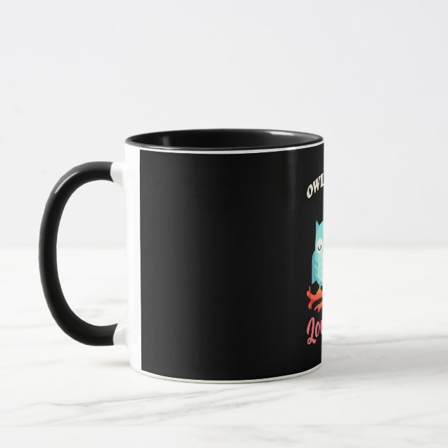 Mug Chouette t'aime toujours (Gauche)