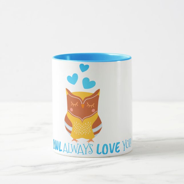 Mug Chouette t'aime toujours (Centre)