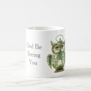 Mug Chouette verte vous reverra