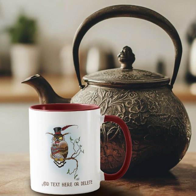 Mug Chouette victorienne (Créateur téléchargé)