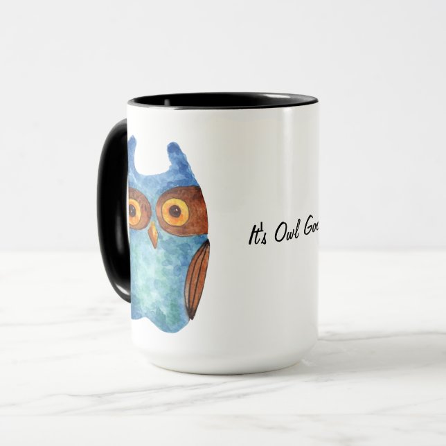 Mug Chouettes (Devant gauche)