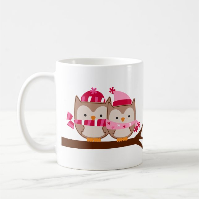 Mug Chouettes épervières de Valentines (Gauche)