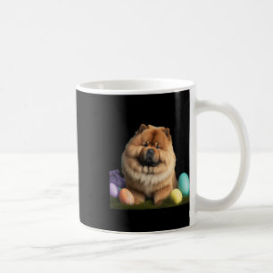 Mug Chow Chow Chien de Pâques drôle Costume de Pâques