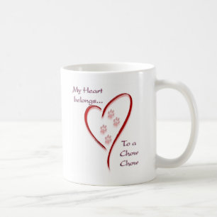 Mug Chow Chow Heart Belongs