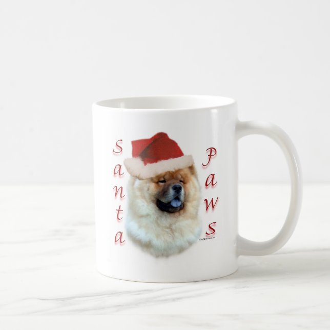 Mug Chow Chow Père Noël Paws (Droite)