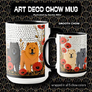 Mug CHOWS ART DÉCO lisse 