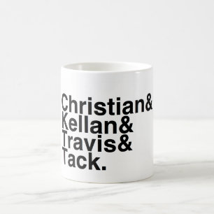 Mug Chrétien d'ami de livre, Kellan, Travis, pointe