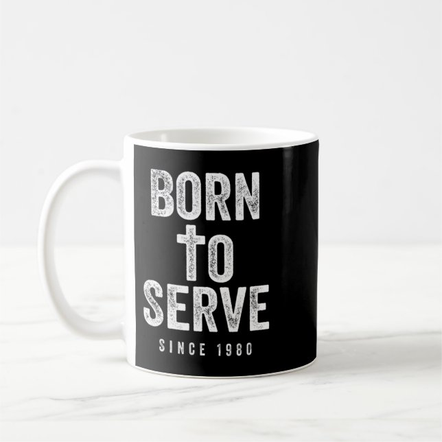 Mug Chrétien de 42 ans : Amour Jésus Christ 1980 42e (Gauche)