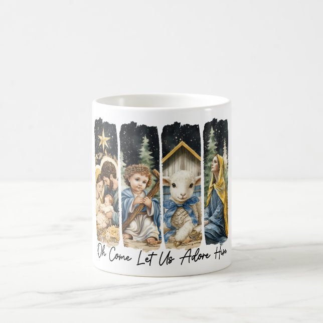 Mug Chrétien Inspirationnel Adorons-Le (Centre)