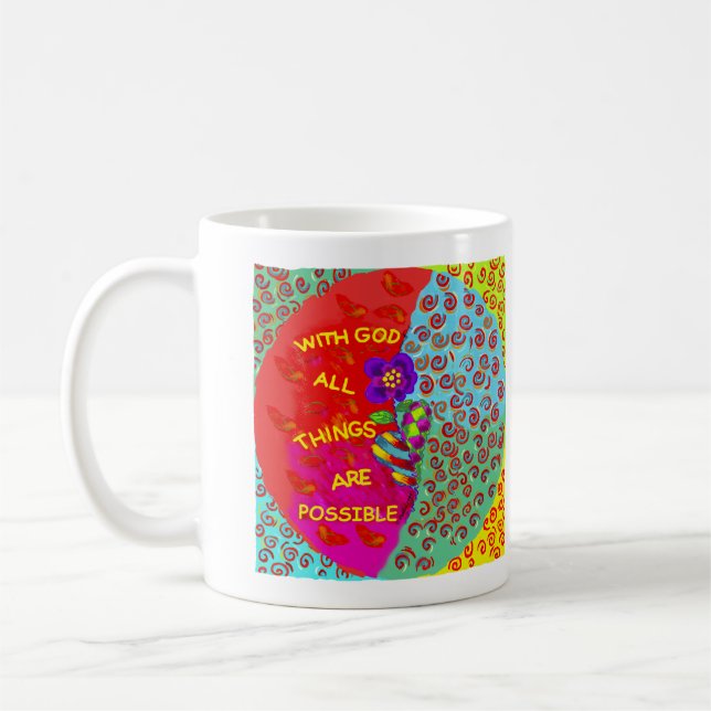 Mug Chrétien Puissance de Dieu (Gauche)