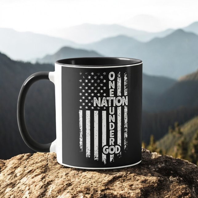Mug Chrétien - Une nation sous Dieu (Créateur téléchargé)