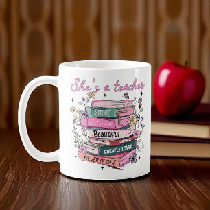 Mug Chrétienne - Elle est enseignante