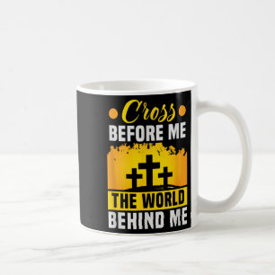 Mug Christ Croix Avant Moi Le Monde Derrière Moi Chris
