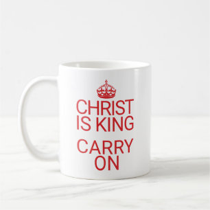 Mug Christ est le roi étude de la Bible chrétienne