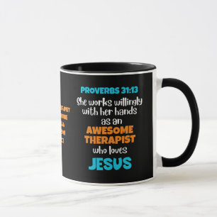 Mug Christian AWESOME THÉRAPIST Proverbes 31