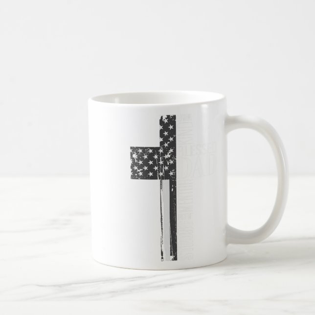 Mug Christian Béni Papa Américain Drapeau Drapeau Reli (Droite)
