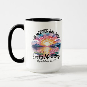 Mug Christian, Bible Verse Mug, Ses Mercières Sont Nou