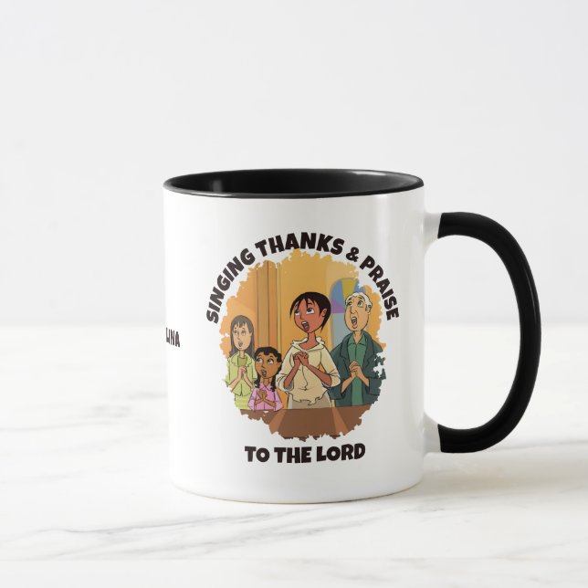 Mug Christian CHANTER MERCI ET LOUER Church Choir (Droite)