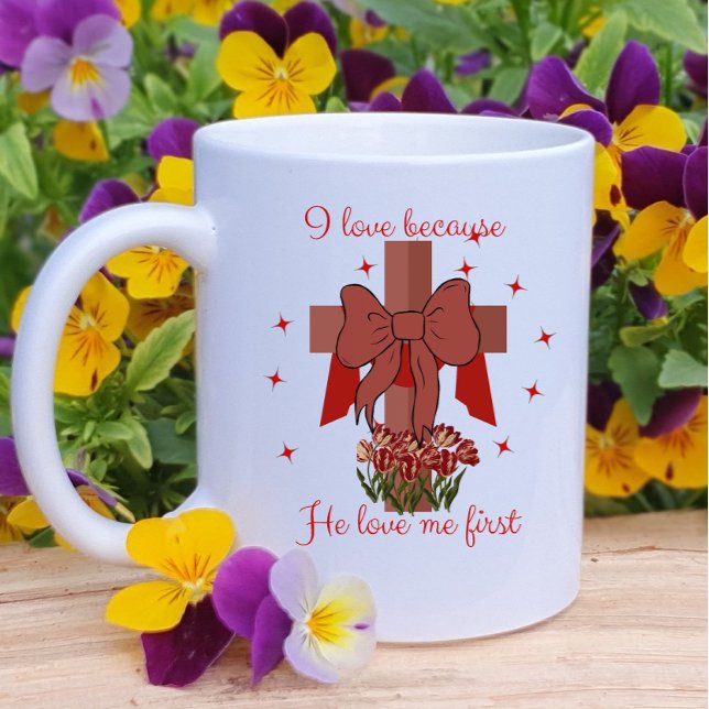 Mug Christian Coquette croix verset biblique Saint Val (Créateur téléchargé)