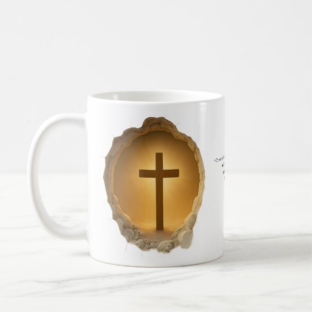 Mug Christian Cross 3D  (Gauche)