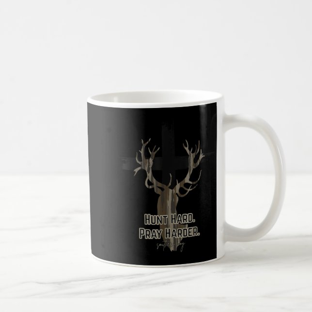 Mug Christian Cross Camo Chasse Dure Prie Plus Fort Ce (Droite)