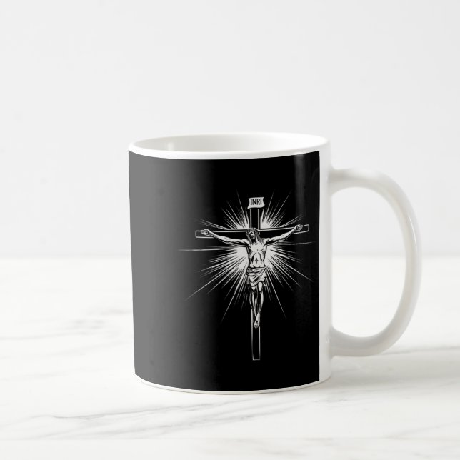Mug Christian Cross Jesus Christ Men Women Christians  (Droite)