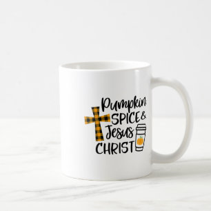 Mug Christian Fall Citrouille Spice Et Jésus Christ Sc