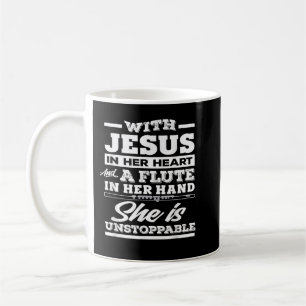 Mug Christian Flute Player Cadeau Pour Femme Fille Flu
