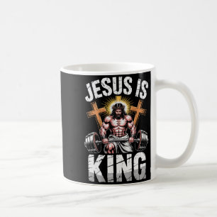 Mug Christian Gym Jésus est Roi Workout Religieux Poid