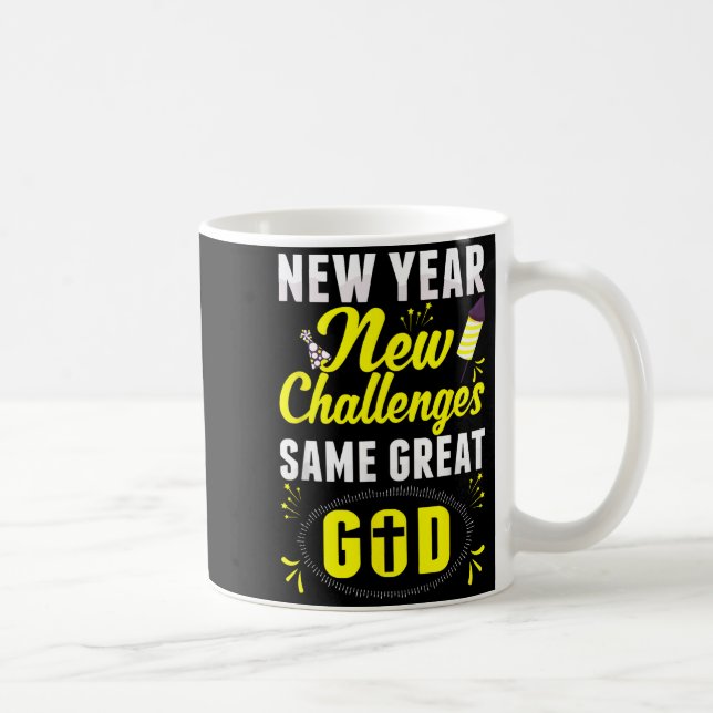 Mug Christian Happy New Year New Challenges Same Great (Droite)