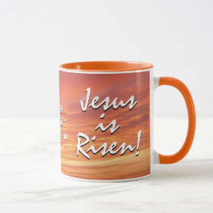 Mug Christian JESUS EST REMENU Pâques
