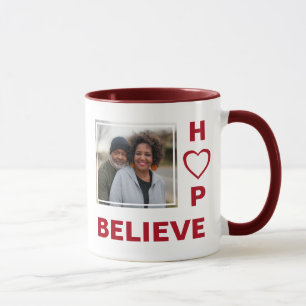 Mug Christian LOVE HOPE CROYEZ À LA Photo Couples
