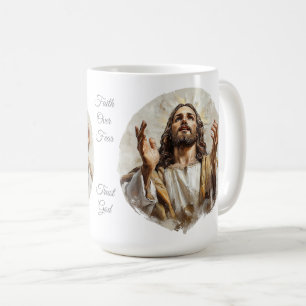Mug Christian Mug, Jésus, Foi sur la peur, Faites conf