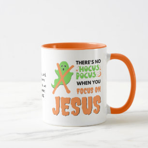 Mug Christian NO HOCUS POCUS Halloween