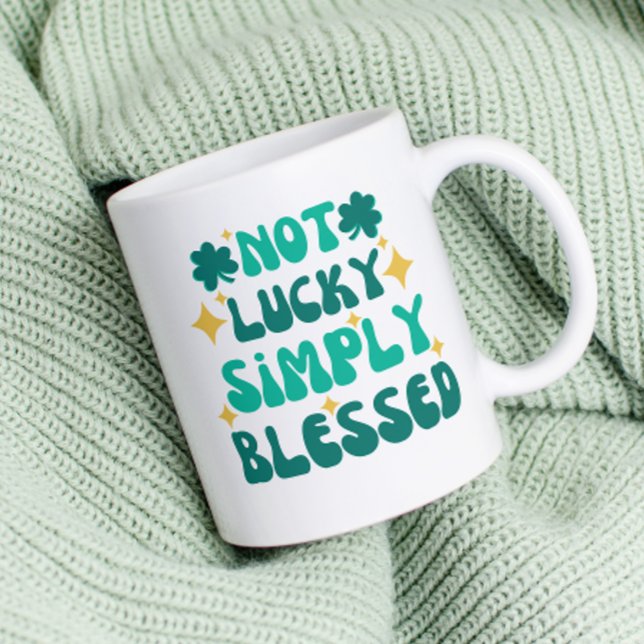 Mug Christian Not Lucky Blessed St. Patrick's Day (Créateur téléchargé)