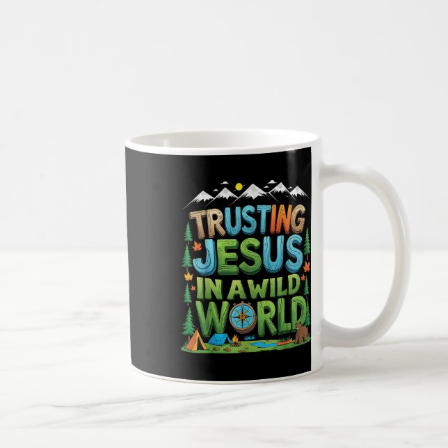 Mug Christian Summer Vrai North Vbs 2025 Trusting Jesu (Droite)