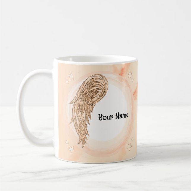 Mug Christian un ange aile (Gauche)
