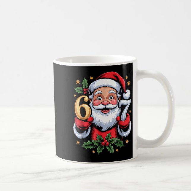 Mug Christmas 67 Funny Xmas Six Seven Ugly Sweater 6 7 (Droite)
