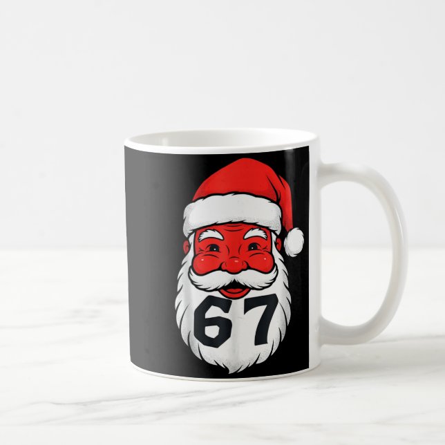 Mug Christmas 67 Meme Design Funny Six Seven Hands 6 7 (Droite)